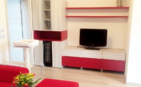 realizace stěny v obýváku