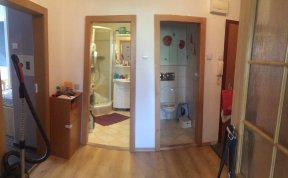 původní dveře do koupelny a WC