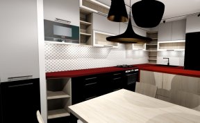 Návrh interiéru panelového bytu v ulici Ke kateřinkám