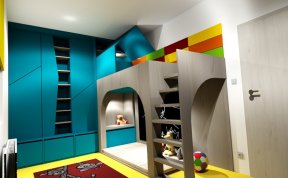Návrh dětského pokoje pro Adriana