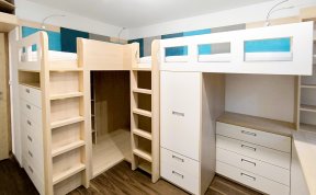 Realizace pokoje pro Vojtu a Štěpána