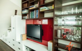 Návrh a realizace obývácího pokoje, jídelnou a hracím koutem