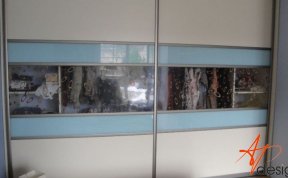 Realizace vestavné skříně a pracovního koutu